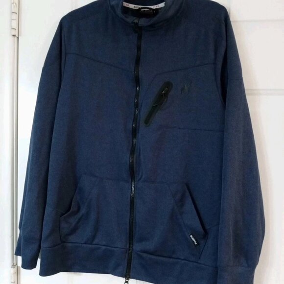 Spyder Active Proweb Full Zip Jacket Men's Blue Medium Pockets Logo - Picture 6 of 8